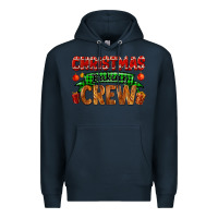 Navy christmas baking crew with gifts Premium Hoodie - FaDigitalArtStudio
