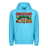 Ocean Blue christmas baking crew with gifts Premium Hoodie - FaDigitalArtStudio