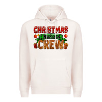 Pale Pink christmas baking crew with gifts Premium Hoodie - FaDigitalArtStudio