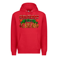 Red christmas baking crew with gifts Premium Hoodie - FaDigitalArtStudio
