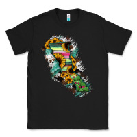 Black Baja California State Of Mexico Map Classic Tee - RanaPortraitStore