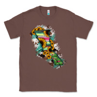Chestnut Baja California State Of Mexico Map Classic Tee - RanaPortraitStore