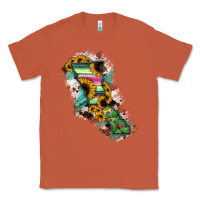 Copper Baja California State Of Mexico Map Classic Tee - RanaPortraitStore