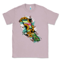 Lilac Baja California State Of Mexico Map Classic Tee - RanaPortraitStore