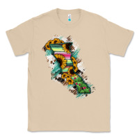 Mushroom Baja California State Of Mexico Map Classic Tee - RanaPortraitStore