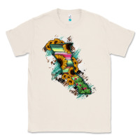 Natural Baja California State Of Mexico Map Classic Tee - RanaPortraitStore