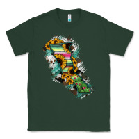Sports Green Baja California State Of Mexico Map Classic Tee - RanaPortraitStore