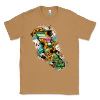 Toasted Coconut Baja California State Of Mexico Map Classic Tee - RanaPortraitStore