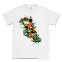 White Baja California State Of Mexico Map Classic Tee - RanaPortraitStore