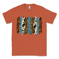 Copper tool leather leopard cowhide backround Classic Tee - RanaPortraitStore
