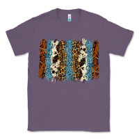 Lavender tool leather leopard cowhide backround Classic Tee - RanaPortraitStore
