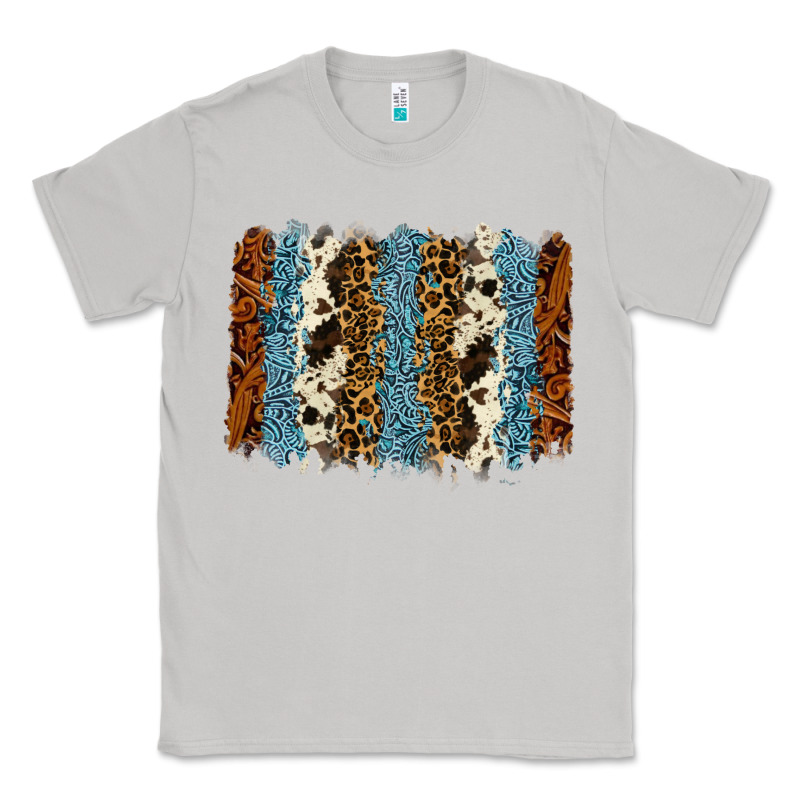 Tool Leather Leopard Cowhide Backround Classic Tee by RanaPortraitStore | Teevron