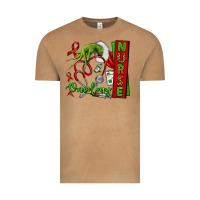 Christmas Character Nurse Vintage Tee | Teevron