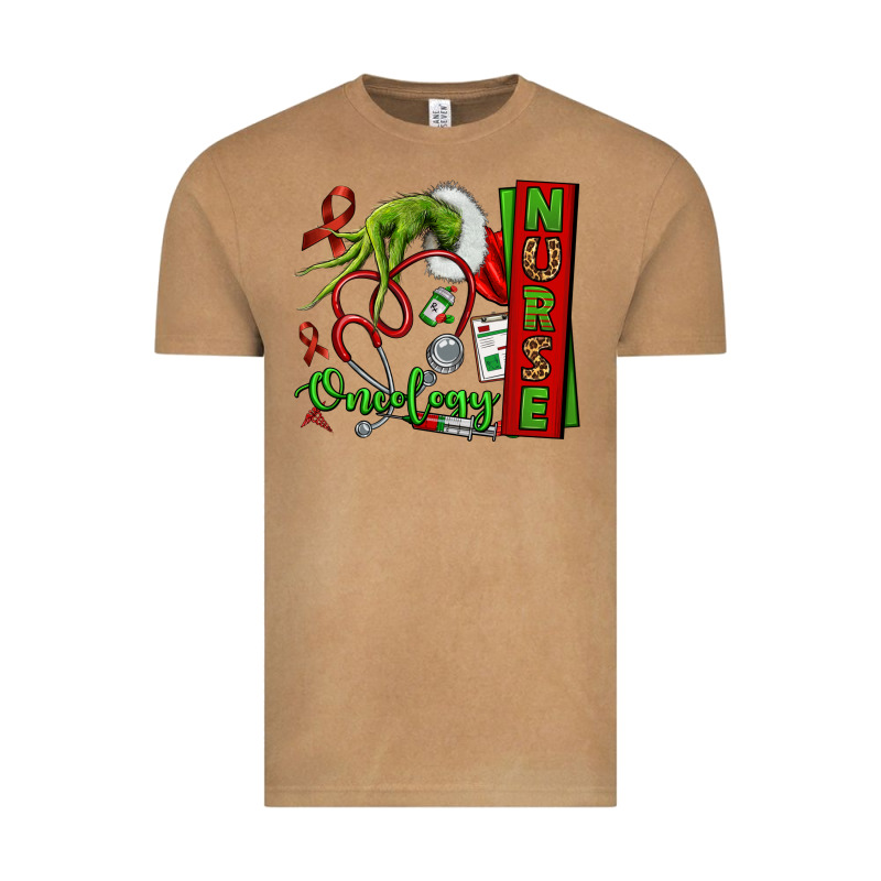 Christmas Character Nurse Vintage Tee by NancyCooperArtShop | Teevron