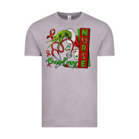Vintage Zinc Christmas Character Nurse Vintage Tee - NancyCooperArtShop