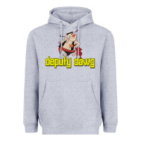 Heather Grey deputy dawg morning cartoons Heavyweight Hoodie - tuanDangUi