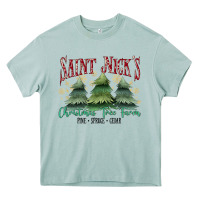 Arona Saint Nick's Christmas Tree Farm Heavy Core Tee - MaliasSmallBusiness