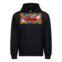 Black 4th of july truck cow license plate Urban Hoodie - BarkalooDesign