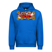 Cobalt 4th of july truck cow license plate Urban Hoodie - BarkalooDesign