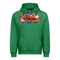 Emerald 4th of july truck cow license plate Urban Hoodie - BarkalooDesign