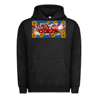 Pigment Black 4th of july truck cow license plate Urban Hoodie - BarkalooDesign