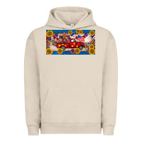 Pigment French Oak 4th of july truck cow license plate Urban Hoodie - BarkalooDesign