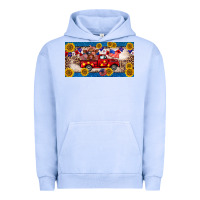 Pigment Grape Ice 4th of july truck cow license plate Urban Hoodie - BarkalooDesign