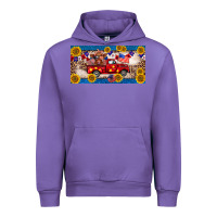 Tulip 4th of july truck cow license plate Urban Hoodie - BarkalooDesign