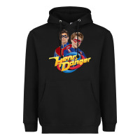 Black henry danger and captain man Heavyweight Hoodie - tuanDangUi