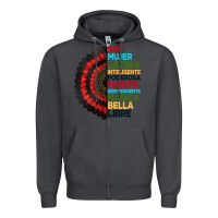 Smoke hispanic heritage month hand fan Zipper Hoodie - BundleAndBundleShop
