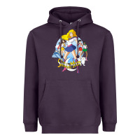 Plum saban moon Heavyweight Hoodie - tuanDangUi
