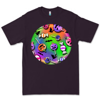 Plum halloween round earrings 4 Premium Tee - BundleAndBundleShop