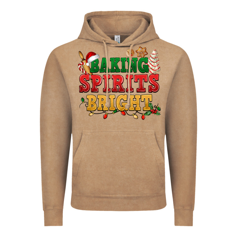 Baking Spirits Bright Vintage Hoodie by NancyCooperArtShop | Teevron