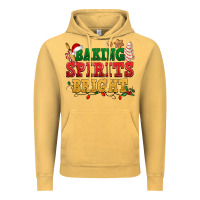 Vintage Mustard Baking spirits bright Vintage Hoodie - NancyCooperArtShop