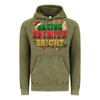 Vintage Olive Baking spirits bright Vintage Hoodie - NancyCooperArtShop