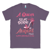 Lavender A Queen Was Born In August 1965 Happy Birthday To Me 55 Years Old Classic Tee - Bettercallsaul