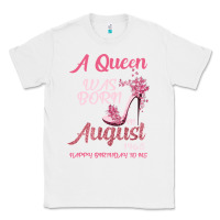 White A Queen Was Born In August 1965 Happy Birthday To Me 55 Years Old Classic Tee - Bettercallsaul