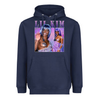 Navy lil kim Heavyweight Hoodie - tuanDangUi
