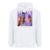 White lil kim Heavyweight Hoodie - tuanDangUi