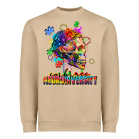 Mushroom Embrace neurodiversity Heavyweight Sweatshirt - FaDigitalArtStudio