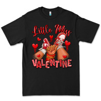 Black little miss valentine afro kid sneakers Premium Tee - RanaPortraitStore