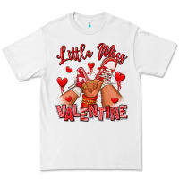 White little miss valentine afro kid sneakers Premium Tee - RanaPortraitStore