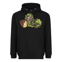 Black Artichoke Heavyweight Hoodie - LillyAllenDesigns
