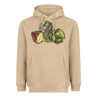 Mushroom Artichoke Heavyweight Hoodie - LillyAllenDesigns