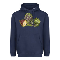 Navy Artichoke Heavyweight Hoodie - LillyAllenDesigns