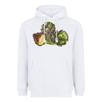 White Artichoke Heavyweight Hoodie - LillyAllenDesigns