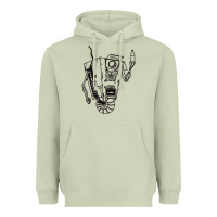 Matcha b&w claptrap   borderlands Heavyweight Hoodie - tuanDangUi