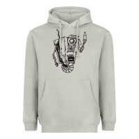 Moon Dust b&w claptrap   borderlands Heavyweight Hoodie - tuanDangUi