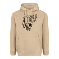 Mushroom b&w claptrap   borderlands Heavyweight Hoodie - tuanDangUi