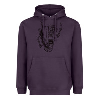 Plum b&w claptrap   borderlands Heavyweight Hoodie - tuanDangUi